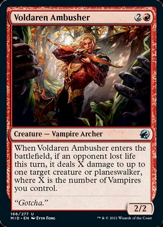 Voldaren Ambusher [Innistrad: Midnight Hunt] (MID 166)
