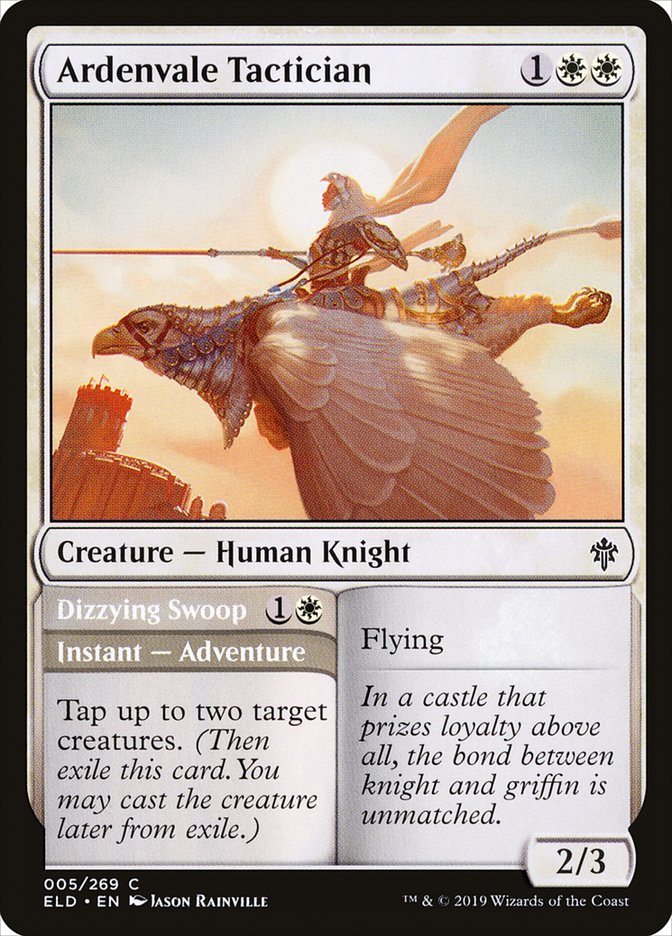 Ardenvale Tactician // Dizzying Swoop [Throne of Eldraine] (ELD 5)