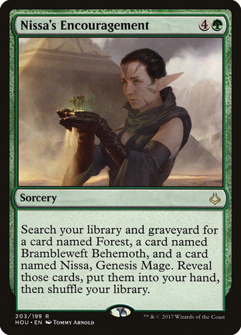 Nissa's Encouragement [Hour of Devastation] (HOU 203)