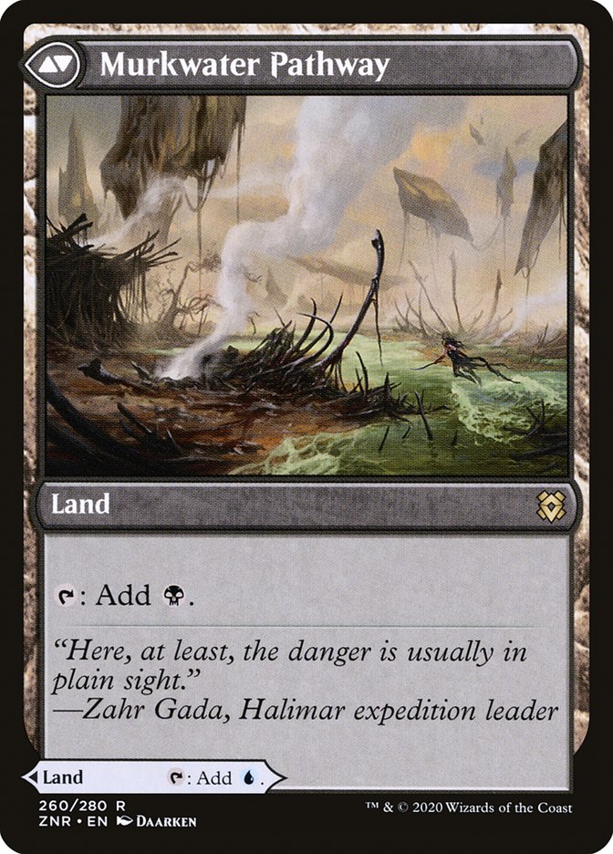 Clearwater Pathway // Murkwater Pathway [Zendikar Rising] (ZNR 260)