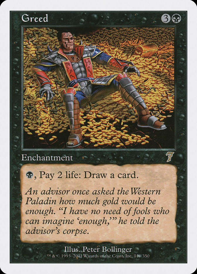 Greed [Seventh Edition] (7ED 140)