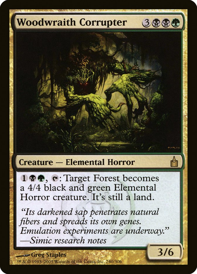 Woodwraith Corrupter [Ravnica: City of Guilds] (RAV 240)