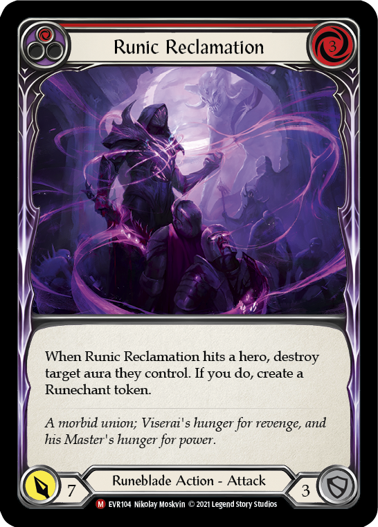 Runic Reclamation [EVR104] 1st Edition Rainbow Foil