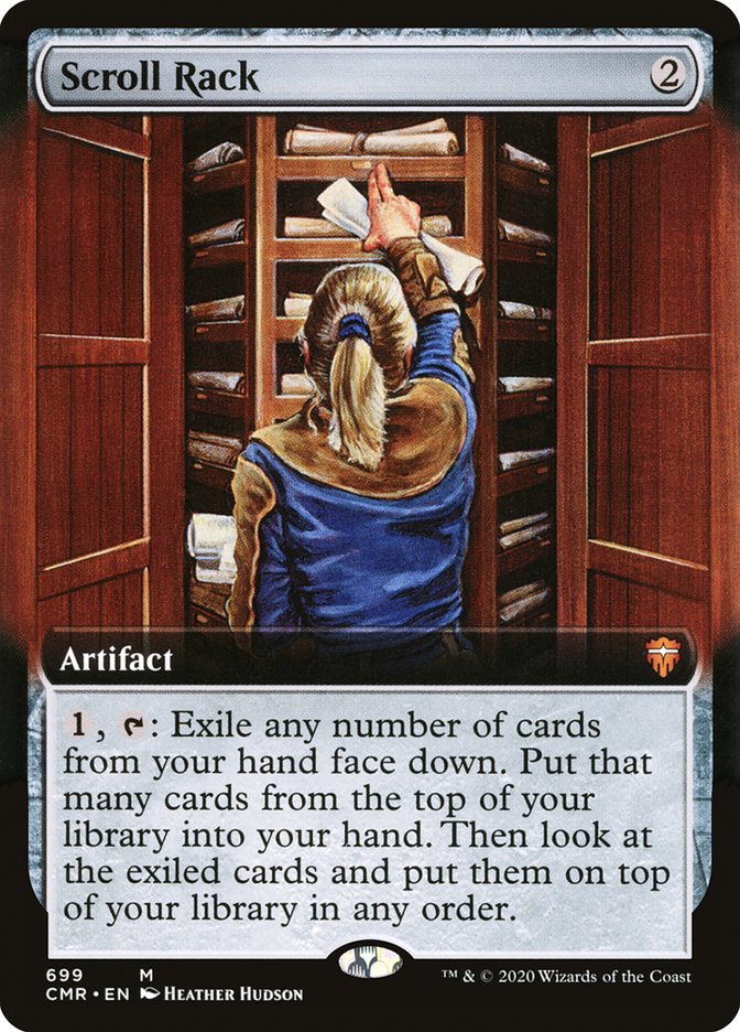 Scroll Rack (Extended Art) [Commander Legends] (CMR 699)