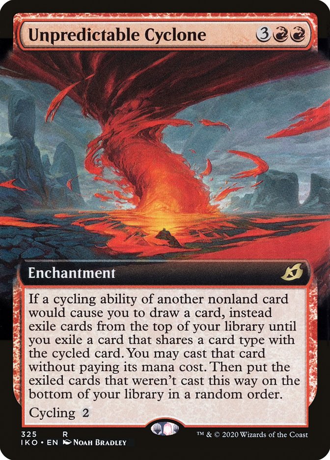Unpredictable Cyclone (Extended Art) [Ikoria: Lair of Behemoths] (IKO 325)