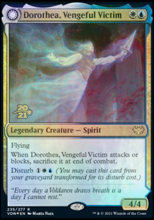 Dorothea, Vengeful Victim // Dorothea's Retribution [Innistrad: Crimson Vow Prerelease Promos] (PVOW 235)