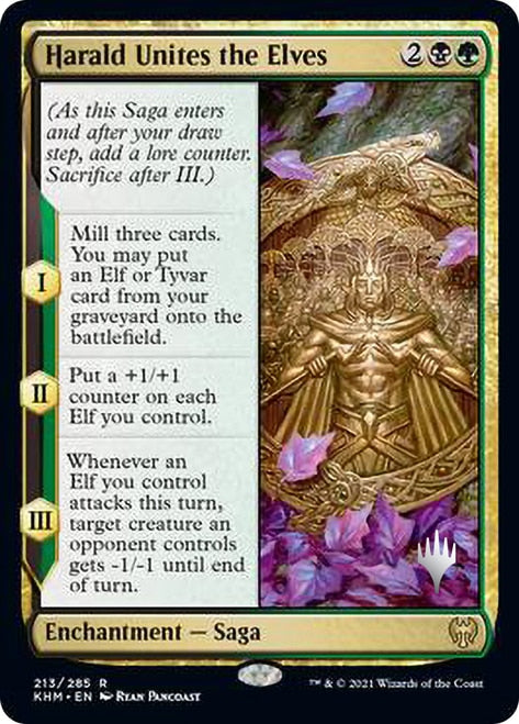 Harald Unites the Elves [Kaldheim Promo Pack] (PKHM 213)