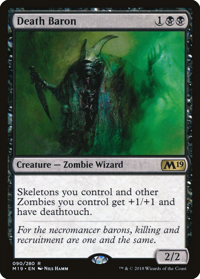 Death Baron [Core Set 2019] (M19 90)