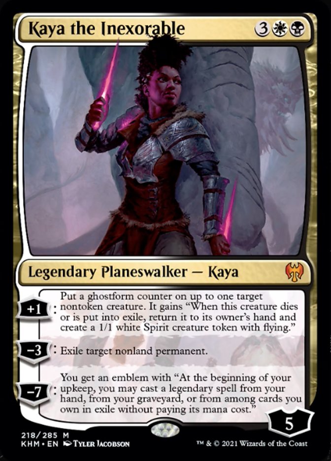 Kaya the Inexorable [Kaldheim] (KHM 218)