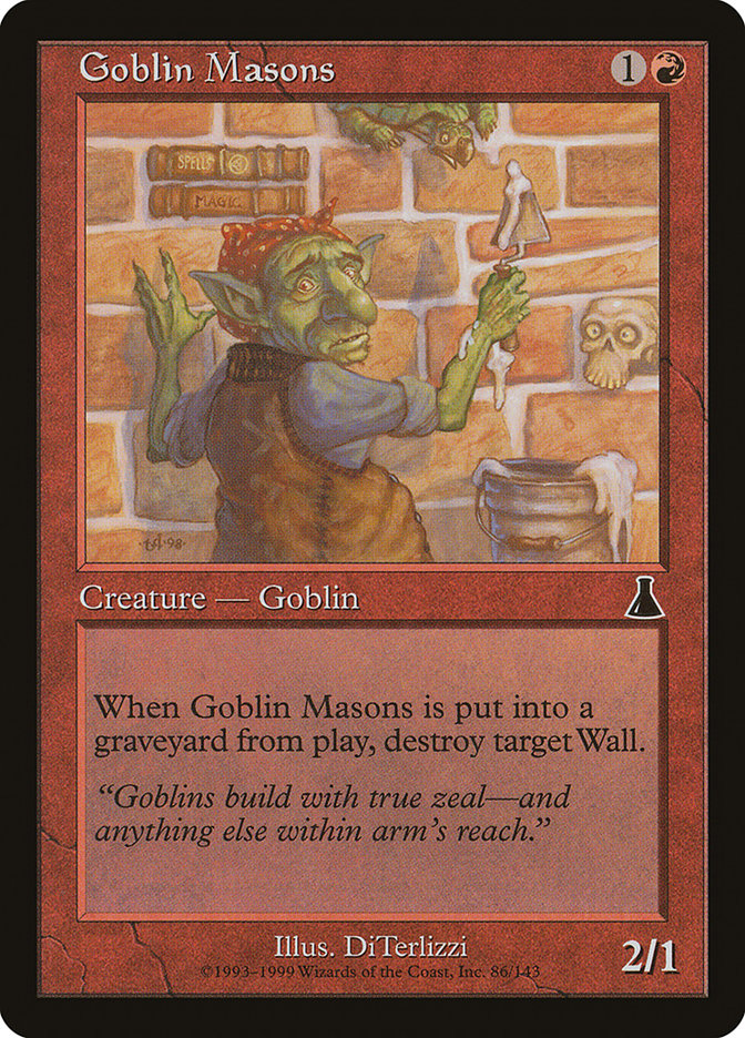Goblin Masons [Urza's Destiny] (UDS 86)