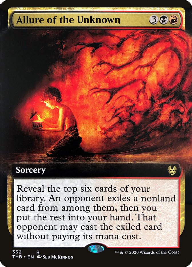 Allure of the Unknown (Extended Art) [Theros Beyond Death] (THB 332)