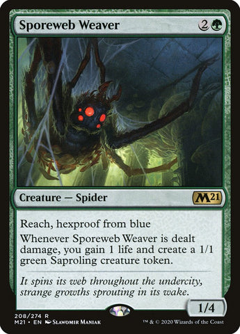 Sporeweb Weaver [Core Set 2021] (M21 208)