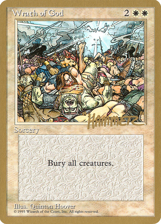 Wrath of God (Shawn "Hammer" Regnier) [Pro Tour Collector Set] (PTC SHR58)