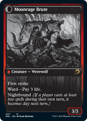 Brutal Cathar // Moonrage Brute [Innistrad: Double Feature] (DBL 7)
