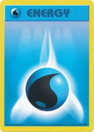 Water Energy (102/102) [Base Set (Shadowless)]