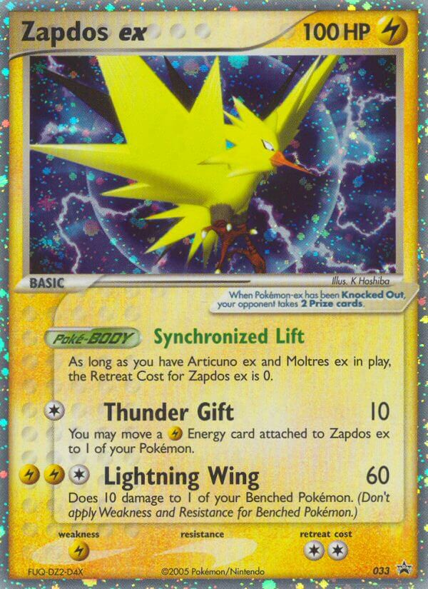 Zapdos ex (33) [Nintendo: Black Star Promos]