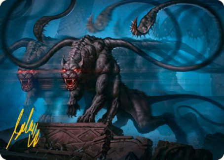 Displacer Beast Art Card (Gold-Stamped Signature) [Dungeons & Dragons: Adventures in the Forgotten Realms Art Series] (AAFR 8)
