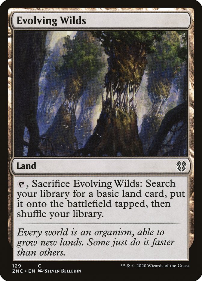 Evolving Wilds [Zendikar Rising Commander] (ZNC 129)