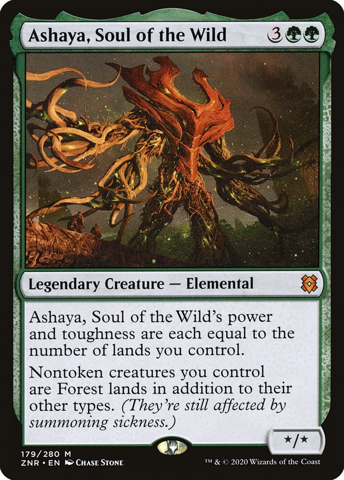Ashaya, Soul of the Wild [Zendikar Rising] (ZNR 179)