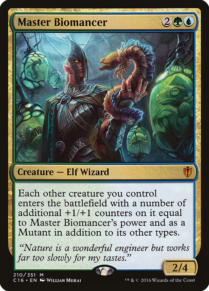 Master Biomancer [Commander 2016] (C16 210)