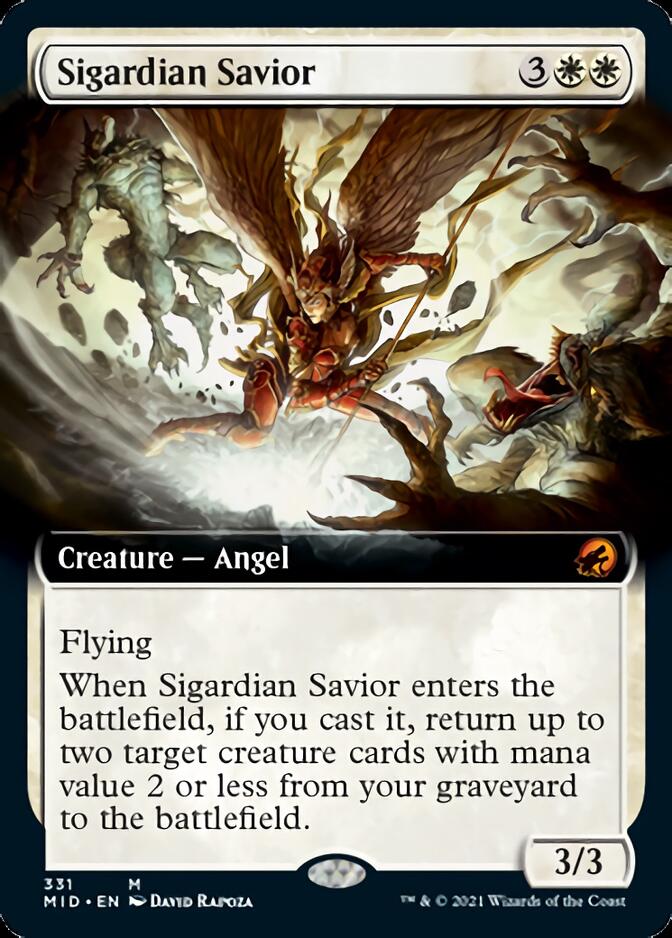 Sigardian Savior (Extended) [Innistrad: Midnight Hunt] (MID 331)