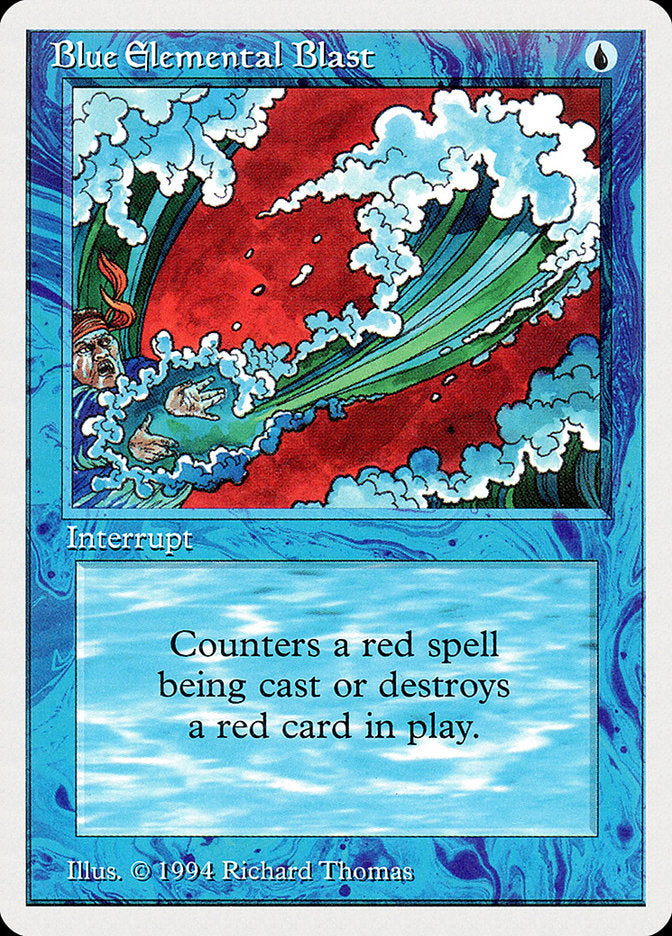 Blue Elemental Blast [Summer Magic / Edgar] (SUM 49)