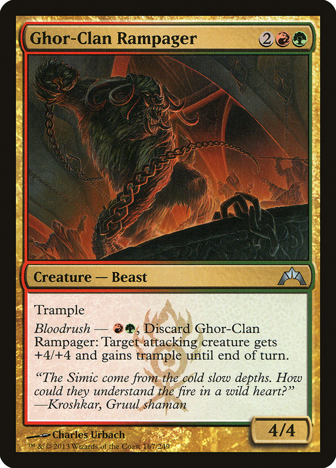 Ghor-Clan Rampager [Gatecrash] (GTC 167)