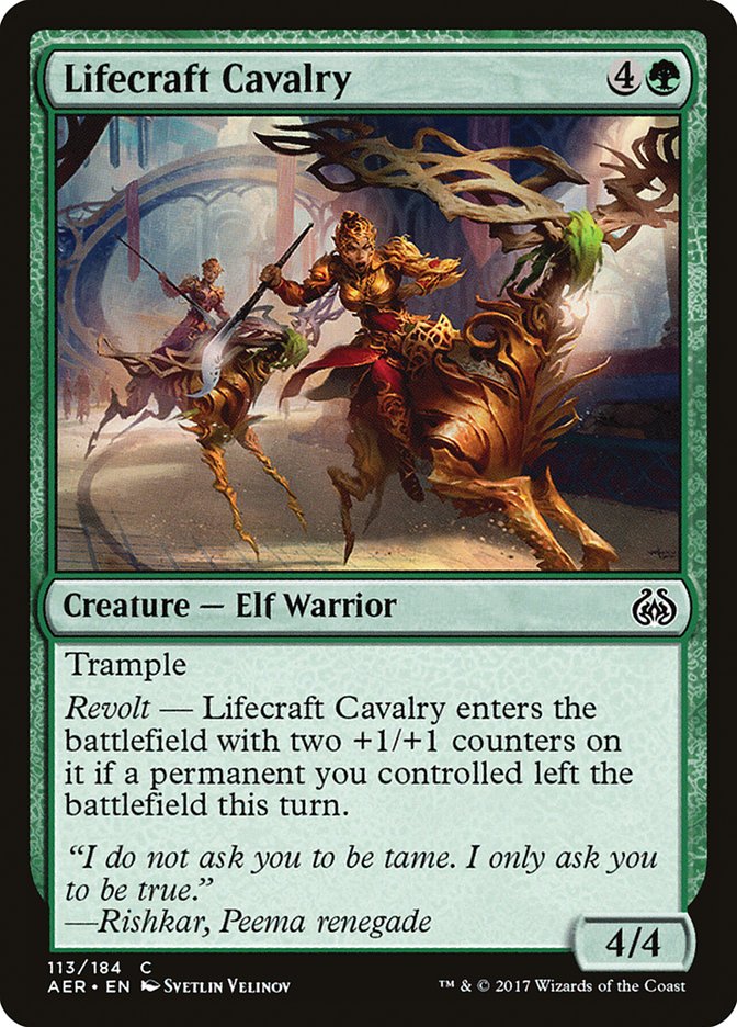 Lifecraft Cavalry [Aether Revolt] (AER 113)
