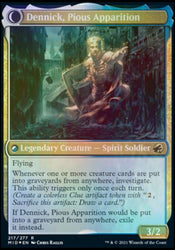Dennick, Pious Apprentice // Dennick, Pious Apparition [Innistrad: Midnight Hunt Prerelease Promos] (PMID 217)