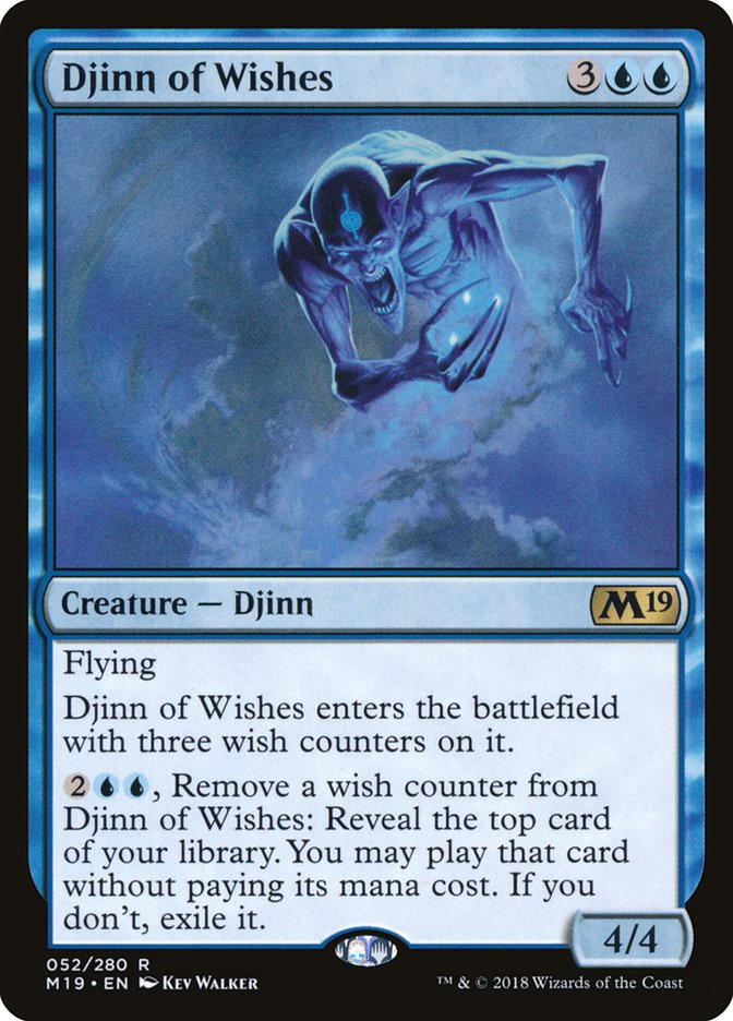Djinn of Wishes [Core Set 2019] (M19 52)