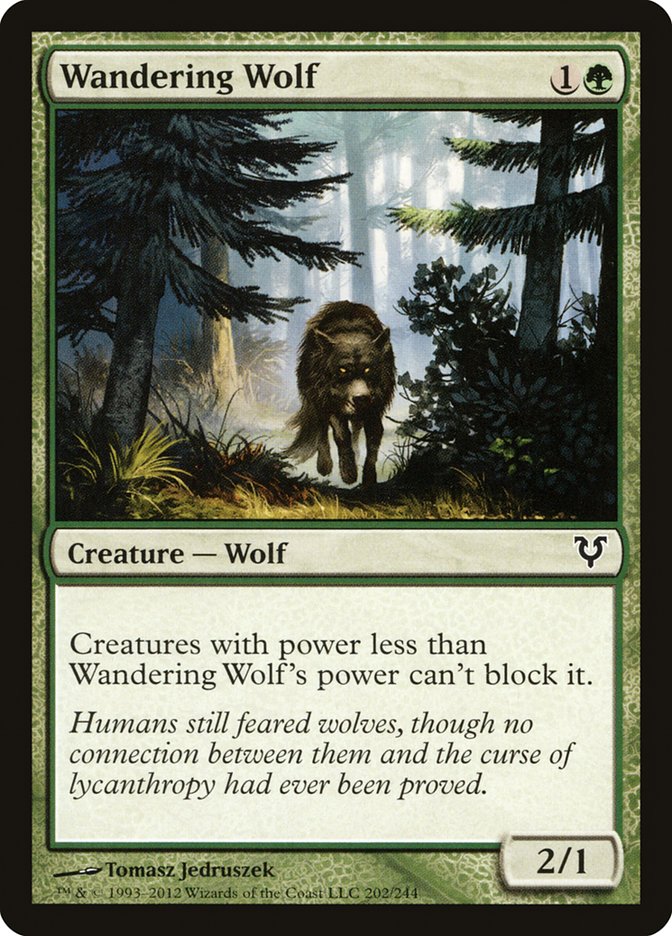 Wandering Wolf [Avacyn Restored] (AVR 202)