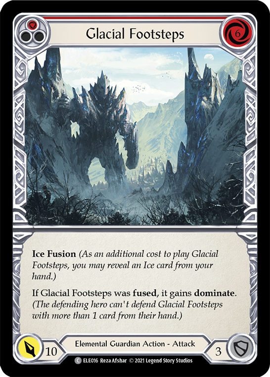 Glacial Footsteps (Red) [ELE016] 1st Edition Normal