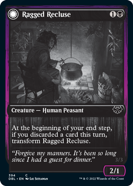 Ragged Recluse // Odious Witch [Innistrad: Double Feature] (DBL 394)