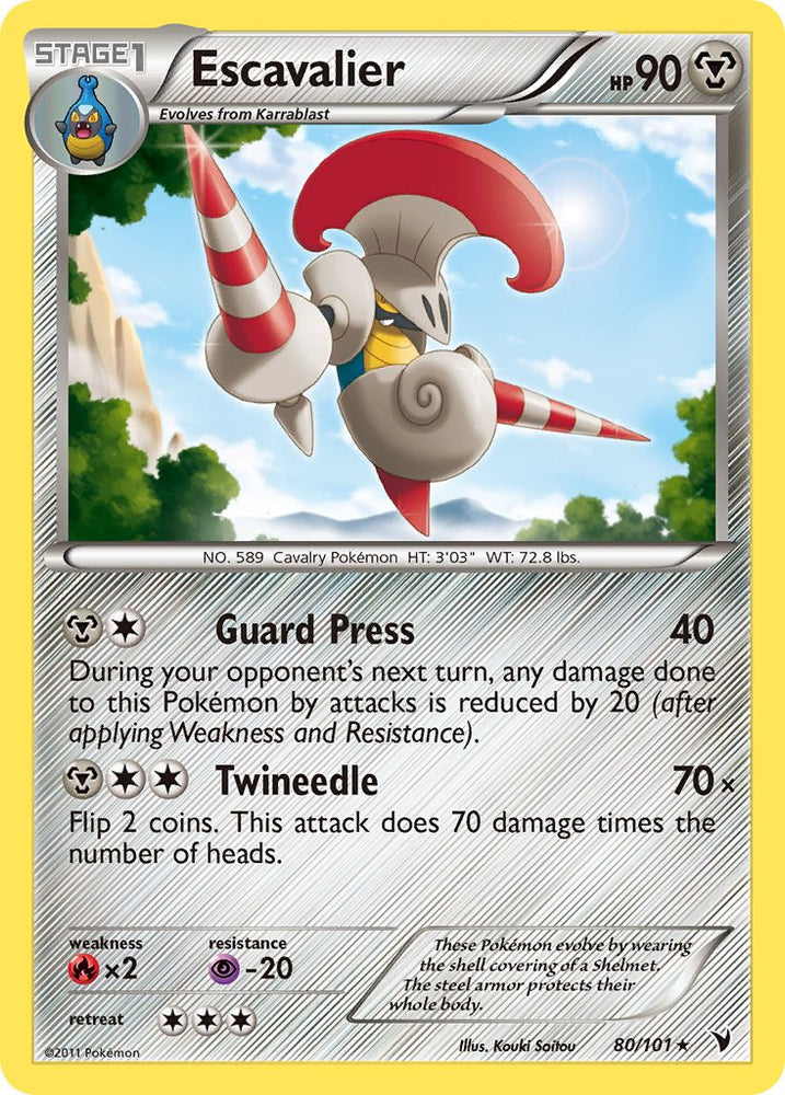 Escavalier (Cracked Ice Holo) (80/101) [Theme Deck Exclusives]