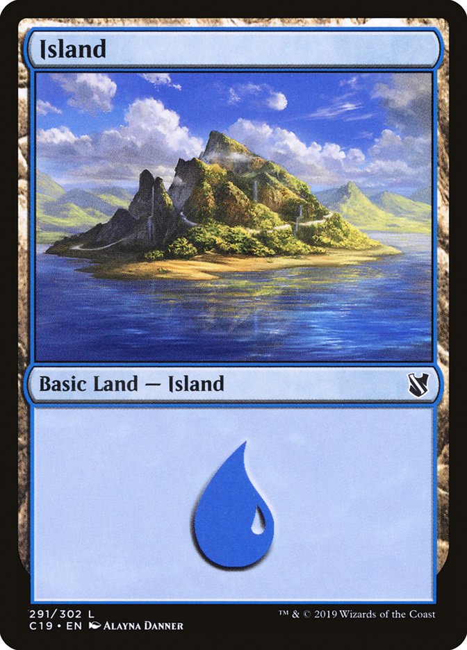 Island (#291) [Commander 2019] (C19 291)