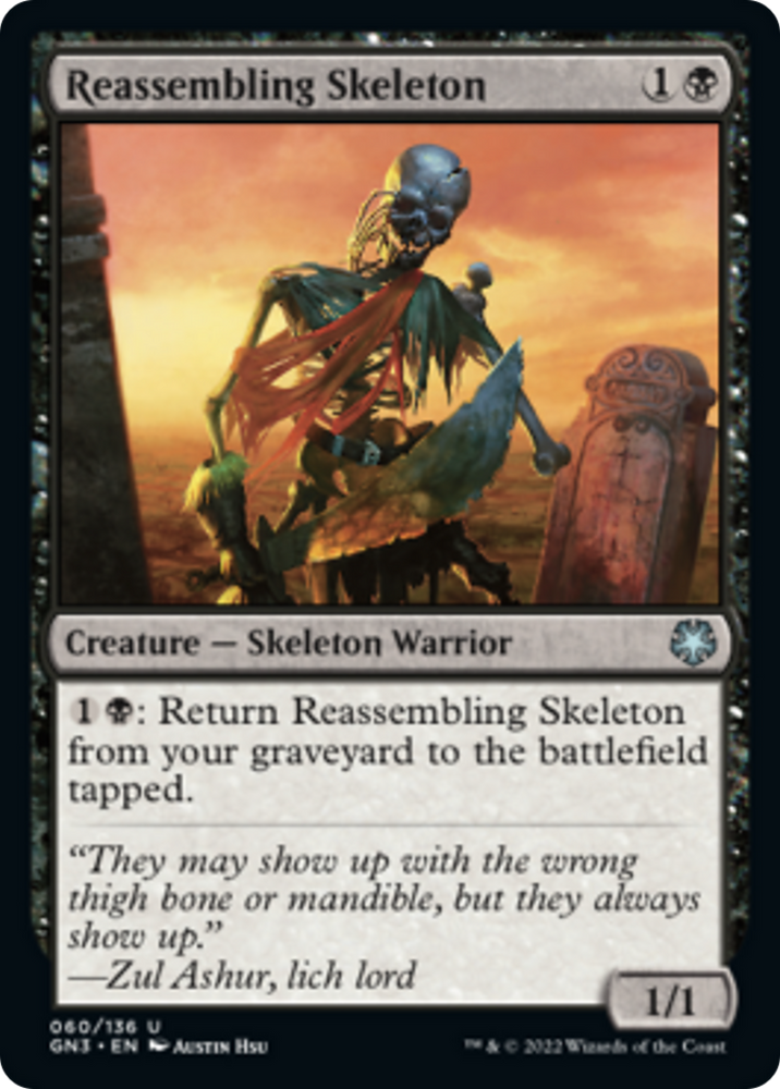 Reassembling Skeleton [Game Night 2022]