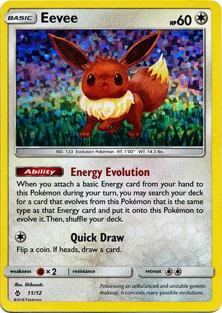 Eevee (11/12) [Mcdonald's Promos: 2018 Collection]