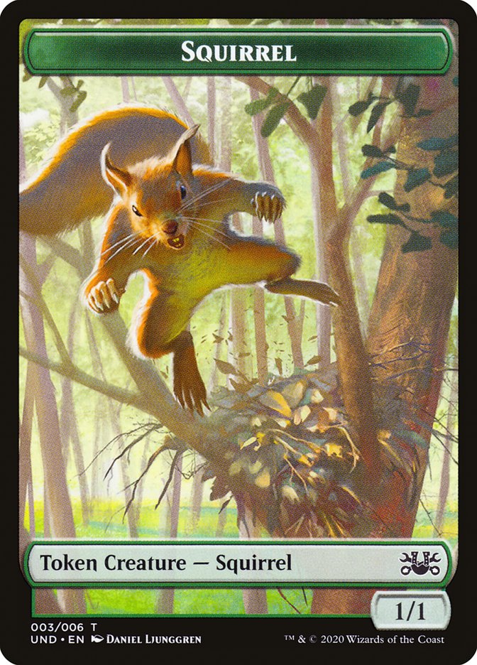 Beeble // Squirrel Double-sided Token [Unsanctioned Tokens] (TUND 1)