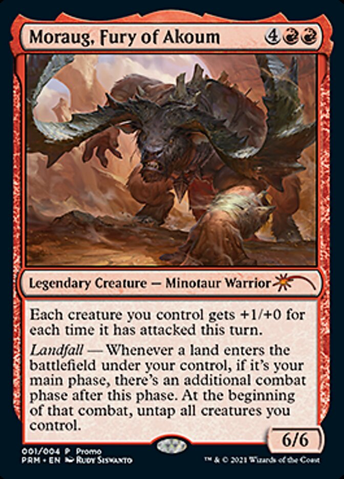 Moraug, Fury of Akoum [Year of the Ox 2021] (PRM 1)