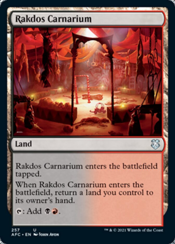 Rakdos Carnarium [Dungeons & Dragons: Adventures in the Forgotten Realms Commander] (AFC 257)