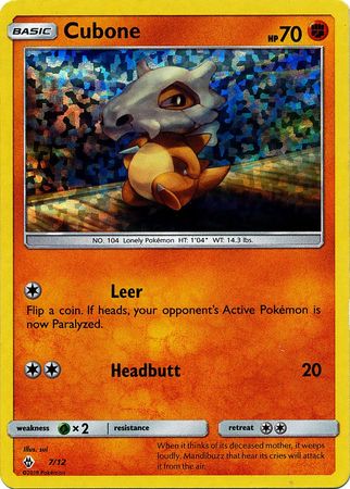 Cubone (7/12) [Mcdonald's Promos: 2018 Collection]