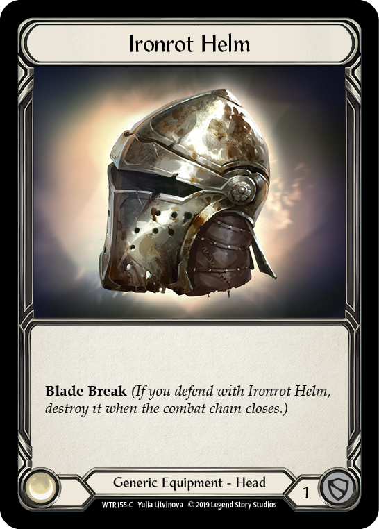 Ironrot Helm [WTR155-C] Alpha Print Cold Foil