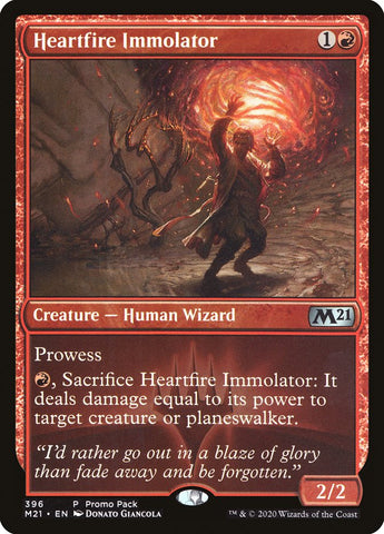 Heartfire Immolator (Promo Pack) [Core Set 2021 Promos] (M21 396)
