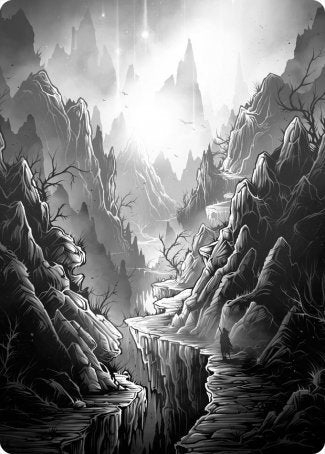 Mountain Art Card [Innistrad: Midnight Hunt Art Series] (AMID 79)