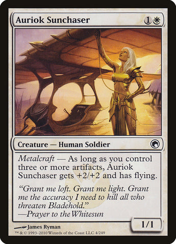 Auriok Sunchaser [Scars of Mirrodin] (SOM 4)