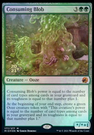 Consuming Blob [Innistrad: Midnight Hunt Prerelease Promos] (PMID 177)