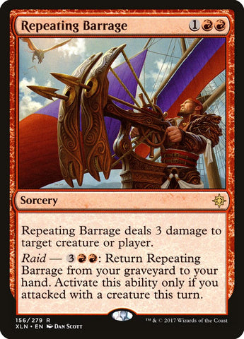 Repeating Barrage [Ixalan] (XLN 156)