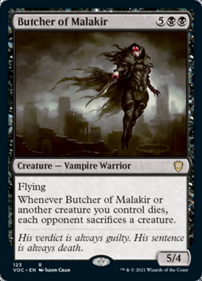 Butcher of Malakir [Innistrad: Crimson Vow Commander] (VOC 123)