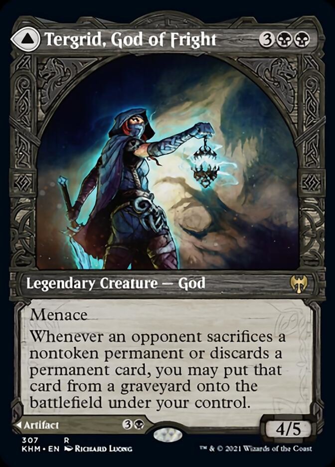 Tergrid, God of Fright // Tergrid's Lantern (Showcase) [Kaldheim] (KHM 307)
