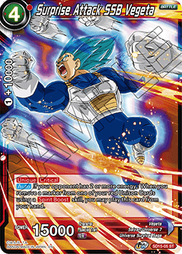 Surprise Attack SSB Vegeta (Starter Deck - Pride of the Saiyans) [SD15-05]